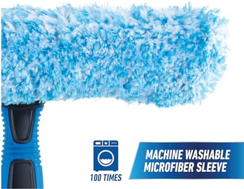 Unger Professional Connect & Clean 2-in-1 Squeegee & Scrubber, 10” Window Cleaning Tool, Commercial and Residential Use, Washer Cleaner Supplies to Remove Excess Water and Dry (Pack of 10) - Image 5