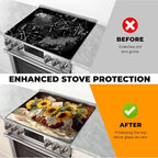Heat-resistant Stove Top Cover - 28.5" X 20.5" Cooktop Protector Covers, Scratch-resistant Washable Pad Kitchen Countertop Mat (Sunflower, 28.5" x 20.5") - Image 5