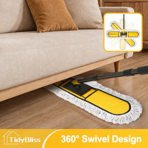 TidyBliss 36” Commercial Dust Mop for Cleaning Hardwood Floor, Laminate - Image 5