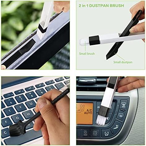 8 Pack Grout Cleaner Brush, Hand-held Groove Gap Cleaning Tools Tile Joint Scrub Brush to Deep Clean, Household Cleaning Brushes for Window Door Track, Stove Tops, Shower, Kitchen, Seams, Floor Lines - Image 6