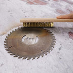 MAXMAN Brass Brush 10", 8 Rows 20 Bristles, Soft Brass for Rust Cleaner - Image 5