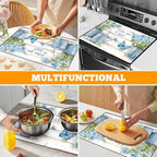 Stove Top Covers for Electric Stove: 30''×21'' Stove Mat Protective Cooktop Cover Expands Counter Area, Kitchen (Butterfly) - Image 7