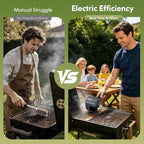 Electric Grill Brush, 12V Cordless BBQ Grill Cleaner with Stable 400 RPM Motor, 1500mAh Battery, Grate Cleaner for Outdoor Barbecue Grates, Portable Brush for Patio, Camping, Backyard Cooking - Image 2