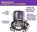 ProTeam GoFit 3 Commercial Backpack Vacuum with Xover Multi-Surface Telescoping Wand Tool Kit, 3 qt, Corded - Image 5