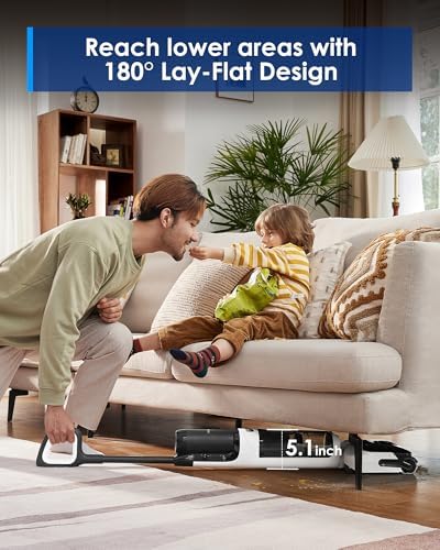 Tineco Floor ONE Switch S6 Stretch Wet Dry Vacuum Cleaner, Multi-Function, 180° Lay-Flat, Anti-Tangle Design, Self-Cleaning, 65Min Runtime, Dual-Edge Cleaning, Whole-House Cleaning Floor Cleaner - Image 3