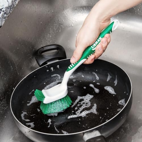 Libman Bottle & Dish Kitchen Brush Kit with Straw Cleaner, 4 Brush Styles - Image 6