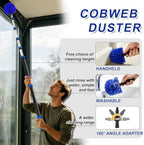 Buyplus 30FT Reach Solar Panel Cleaning Brush Kit with 5-24FT Telescoping Pole, Water Fed Window Cleaner Tool with 20" Brush, Soap Dispenser, Cobweb Duster, Squeegee for Roof, RV, Gutter, Deck,Blue - Image 5