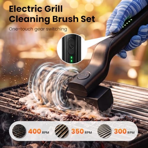 Electric Grill Brush for Outdoor Backyard Grilling - Image 2
