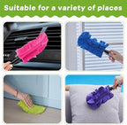 15 Pcs Reusable Duster Refills Washable Pads, Dark Color - Image 5