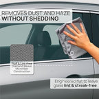 Claro Glass Towels Car Detailing 8-Pack – Streak Free Windshield Cleaner Cloth | Auto Glass Cleaner for Car Windows, Mirrors & Screens | Microfiber Car Cleaning Cloth for Detailing & Interior Use - Image 3