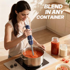 Turelar Immersion Blender Corded 400W, 2 Speed, Emulsifier, Blend, BPA-Free - Image 4