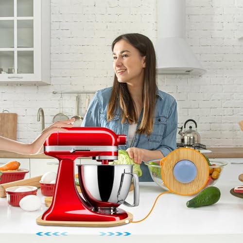 Bamboo Mixer Slider Mat for KitchenAid Mini 3.5 Quart Tilt-Head Stand Mixer - Image 5