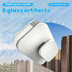 Magnetic Window Cleaner, Double-Sided Glass Tool with Safety Lanyard - Image 3