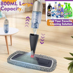 Spray Mop for Hardwood Tile Floor Cleaning with Microfiber Washable Pads - Image 2