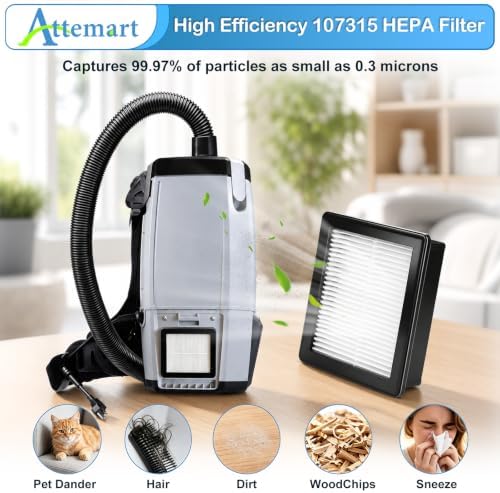 107315 HEPA Vacuum Filter for ProTeam Coach Pro 10, Super Coach Pro 6 - Image 5