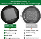 Cast Iron Cleaner & Chainmail Skillet Scrubber - 36''x36'' 3.8mm Small Ring, 316L Stainless Steel Interlocking Mesh Sheet, Flexible Chainmail Panel, Fine Linked Ring Fabric, Woven Ring Net - Image 4