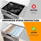 Heat-resistant Stove Top Cover - 28.5" X 20.5" Cooktop Protector Covers, Scratch-resistant Washable Pad Kitchen Countertop Mat (Colorl, 28.5" x 20.5") - Image 5