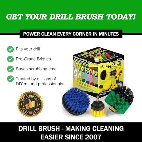 Cordless Power Spin Scrubber Drill Attachment - Electric Dish Scrubber Spin - Image 2