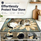 Stove Top Cover,28.5"L x 20.20"W,Heat Resistant Cooktop Protector Mat - Image 5