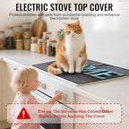NYZE Stove Top Cover for Electric Stoves, Flat Top Cooktop Protector, Kitchen Extra Counter Space with Home Design - Image 4