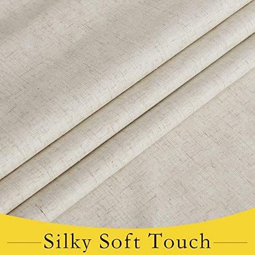 NICETOWN Linen Blackout French Door Curtain for Front Back Window - Image 5