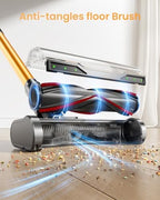 Cordless Vacuum Cleaner, 650W/60KPA/70 Mins Vacuum Cleaners for Home with Self-Standing, Anti-Tangle Vacuum Cordless, Smart Display and 1.8L Cup Cordless Stick Vacuum Cleaner for Pet Hair/Carpets - Image 5