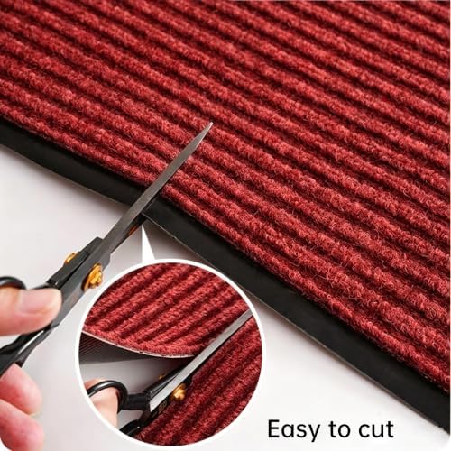 3'x16.4' Commercial Door Mat Non Slip Entryway Carpet Runner Rugs - Image 5