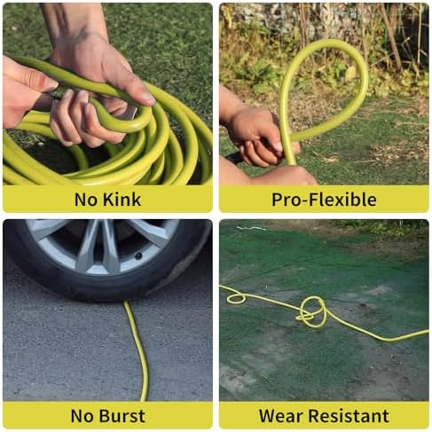 POHIR 50ft Pressure Washer Hose 3/8" 4800 PSI with 3/8 Quick Connect - Image 4