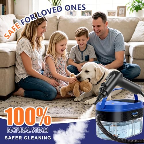 2500W Handheld Steam Cleaner, 15s Fast Heat 1.8L Tank for Home & Car - Image 6