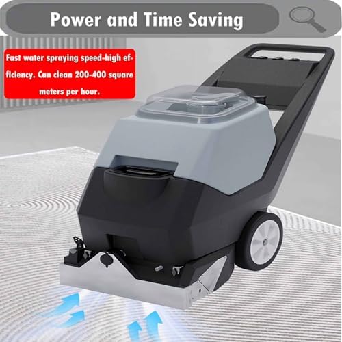 INTSUPERMAI Commercial Carpet Extractor, 3‑in‑1 Carpet Cleaner Machine 9 Gal +9 Gal Large Tank, Heavy Duty Deep Spraying, Washing and Drying for Hotel Office Sofa Curtain Upholstery Hard Floors 110V - Image 6