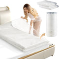 2 PCS Mattress Vacuum Bag, 86.7x39.4 inches Space Saver vacuum Storage Bags,Oversized Vacuum bags, MattressBag Vacuum Sealer Bag for Memory Foam Mattress Moving Shipping Storage by Sobotoo