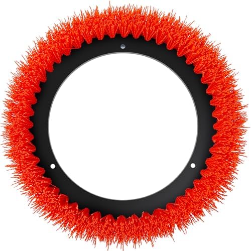 HHQ Commercial Scrub Brush for Orbital Floor Scrubber, Compatible with Oreck Orbiter XL ORB550MC, Bissell BGEM9000, 12" Diameter, Heavy-Duty Brush, Orange by HHQ-Motor