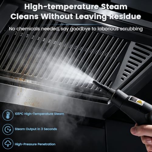 Handheld Steam Cleaner with 1500ML Tank Steamer for Kitchen & Bathroom - Image 4