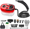 Handheld Steam Cleaner Portable High-pressure Steam Cleaner with 3 Brushes and 1 Glass Scraper Quickly Generates High-temperature Steam to Deeply Clean Kitchens and Car Seats by SMAYDA
