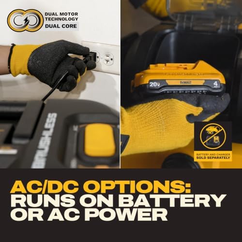 DEWALT 20V Cordless Shop Vac, AC/DC 9 Gal Wet Dry Vacuum Cleaner, Tool Only - Image 4