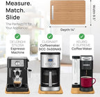 Ibyx Appliance Slider, Sliding Tray for Coffee Maker, 9.5 x 14 in, Natural - Image 5