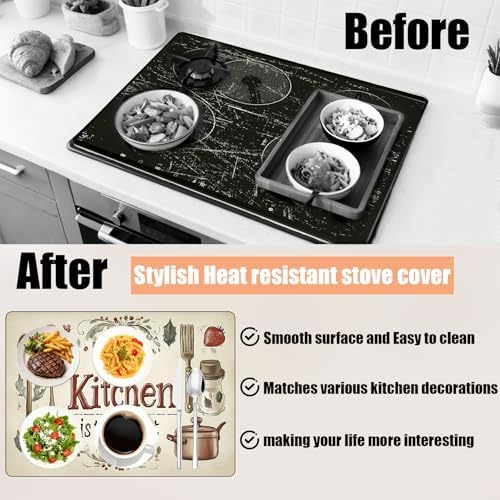 28"x20" Anti-Slip Electric Stove Top Cover - Image 2