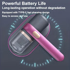 All-in-One Handheld Vacuum Cleaner – Deep Cleaner for Mattress, Bed, Couch, Car, & Pet Hair with HEPA Filter, Lightweight Home Cleaning for Stubborn Dirt（Purple） - Image 2