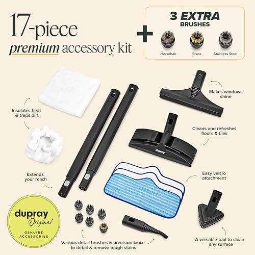 Dupray Neat Steam Cleaner for Home - 20 pieces - Image 4