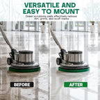 12" Cleaning Orbiter Pads Commercial Floor Buffer Pads Hardwood Floor Maintenance Scrubber Polisher Cleaning and Stripping for Orbiter Machine (3pcs) - Image 6