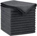 AIDEA Microfiber Cleaning Cloth Grey 12PK, Microfiber Towels,11.5×11.5" by AIDEAHOME
