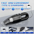 Handheld Vacuum Cordless Car Vacuum Cleaner 11000PA High Power Portable 1.4lbs Lightweight Rechargeable with 2 Filter Multi-Nozzles for Home Office Dust - Image 6