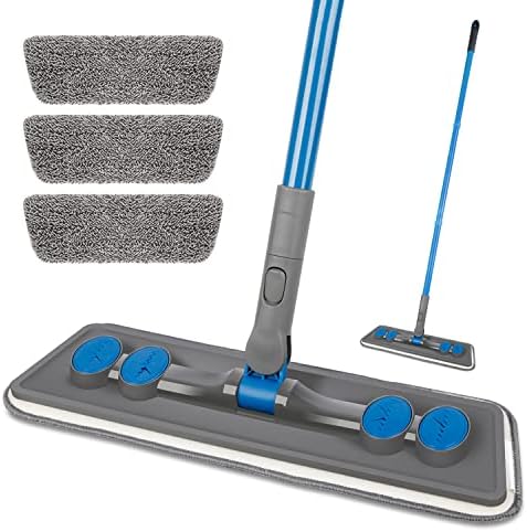 Microfiber Floor Mop for Cleaning Floors, Dust Mop for Hardwood Floor by FORPEEDER