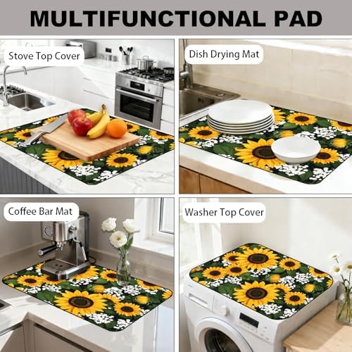 Stove Top Cover,28.5"L x 20.40"W,Heat Resistant Cooktop Protector Mat - Image 7