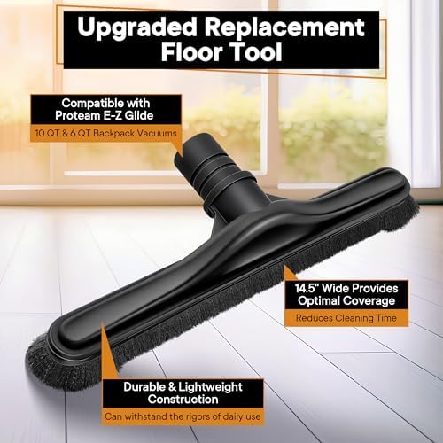 Replacement Floor Tool, Compatible with ProTeam 101446, Nylon Brush Pro - Image 4