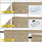 NICETOWN Thermal Insulated Door Curtains 82 Inches Long for Doorway - Image 4