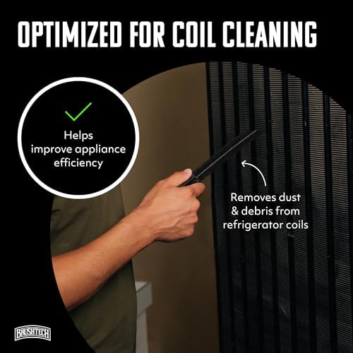 BRUSHTECH – Brushtech Refrigerator Coil Cleaning Brush - Black - Image 2