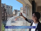Double Sided Magnetic Window Cleaner Tool for 3–8mm Single-Pane Glass, Triangle Magnet Window Cleaner Tool with Safety Rope, Absorbent Pads and Squeegee for Home Windows and Shower Glass (2) - Image 7