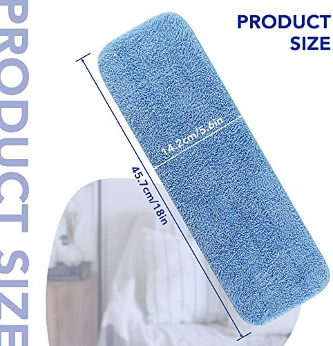 Replacement Microfiber Pad for Rubbermaid Commercial 18 Inch and 17 Inch Mop - 3 Pack Wet & Dry Commercial Cleaning Reusable Mop Refills Fit for Any Microfiber Flat - Image 7