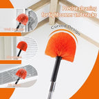30FT Reach Cobweb Duster with Extension Pole,Spider Web Brush for Cleaning - Image 4